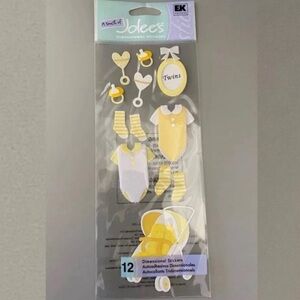 💞 New JoLee’s Twin Dimensional Scrapbook Stickers